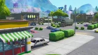 Destroy 2 Cars Within 60 Seconds After Landing / Retail Row / Fortnite Challenges / BattlePass