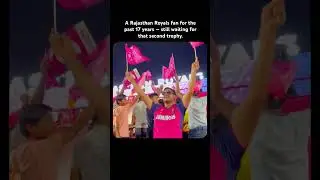 Rajasthan Royals Fan🩷 #ipl #cricket #rajasthanroyals #iplshorts