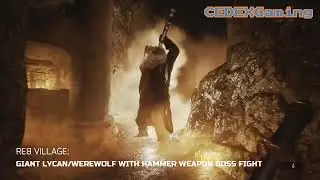 Resident Evil Village - Giant Lycan/Werewolf(Hammer Weapon) Boss Fight