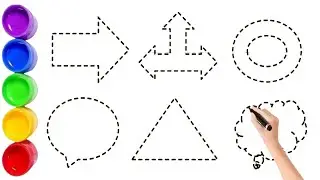 Colorful 2d shape Fun! Learn Numbers through Vibrant Playground Activities