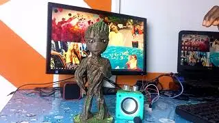 World's first 3d printed groot that talks (kind of).