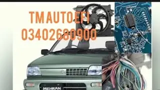 Sazuki Mehran auto fan not working problem ECM|| how to repair engine control module fuel Avrege