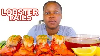 LOBSTER TAILS &bull; SEAFOOD BOIL | MUKBANG❗️