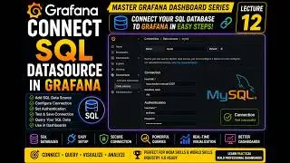 🚀Connect SQL Database to Grafana | MySQL Data Source Setup | Lecture 12