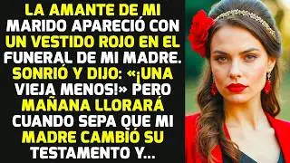La Amante De Mi Marido Vino Al Funeral De Mi Madre En Un Vestido Rojo Y Me Humilló HISTORIAS LA VIDA