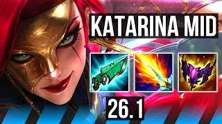 KATARINA vs SYNDRA (MID) | 56K damage | EUW Master | 26.1