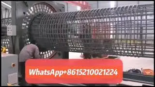 rebar pile cage making machine automatic bar cage welding machine foundation cage machine steel bar