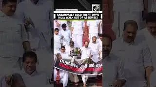 Sabarimala gold theft: Oppn MLAs walk out of Assembly, demand resignation of Devaswom Min VN Vasavan