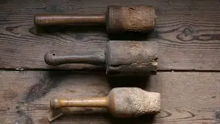 sound of students carving with mallets