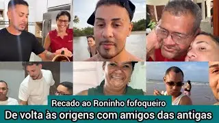Carlinhos Maia volta às origens e curte praia com os amigos antigos - Manda recado pra Roninho 