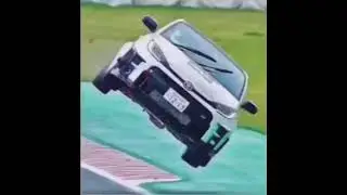 Slow Speed Flip.  #racing #cars #crash #fail