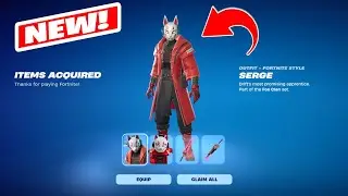*LEAKED* New Fortnite Serge Skin Bundle!