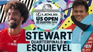 Rogelio JR Esquievel vs Kaniela Stewart I Lexus US Open of Surfing 2025 Longboard - Quarterfinals