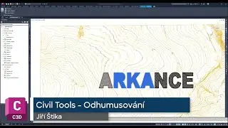 Civil Tools - Odhumusování, skrývka ornice
