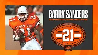 Barry Sanders - 2021 OSU Ring of Honor Ceremony