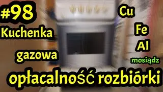 #98 Recykling kuchenki gazowej #recykling #scrap #odzysk