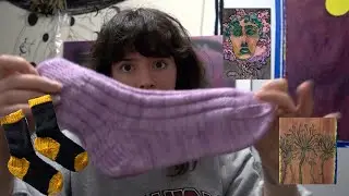 Studio Vlog / Oil Painting / Knit Socks / Ink Drawing / A Week Of Art / A Week In The Studio