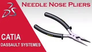 Design Needle Nose Pliers in Catia