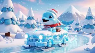 Baby Dolphin Car Cruise 🐬🚗✨ | Kids Fantasy Song | Learn Gentle Travel Fun