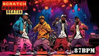 DJ Scratch Practice Loop 90s HIPHOP Beat Instrumental 26【87BPM】