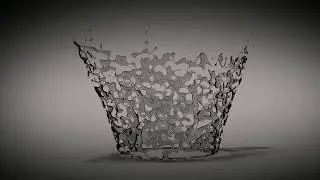 Green Screen,Water-Crown Splash