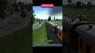 Steam Train Leaves Mega City Station | Building a Mega City | Transport Fever 2 #transportfever2