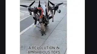 TRANSFORMERS DRONE IN REAL LIFE , CAN WALK , SHOOT AND FLY 🧐 BEST DRONE EVER, DRONE TOY