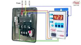 DIGI AUTO SYCON AUTOSWITCH & BCH DOL STARTER CONNECTION WIRING