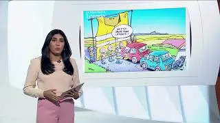 France Protests - drivers block road to protest against rising fuel prices.