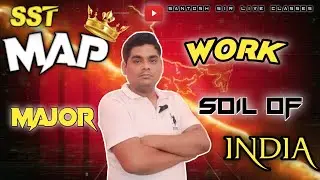 Class 10th S.St. Map Work important questions major Soil of India