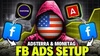 Adsterra + Monetag Facebook Ads Campaign Setup🚀Drive Real Traffic (PT 3)