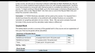 Math 1332 Syllabus Video Spring 2024