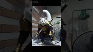 Tsuki as a warrior cat #catshorts #cat #memes #cataiimages