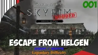 Escape from Helgen | Sovrez Plays Skyrim Special Edition | Thief 001