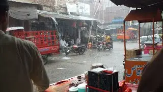 Heavy Rain In Pakistan | Rain in Punjab Pakistan | Rainy Season in pakistan | Rain in Warburton