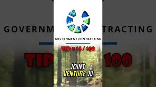 Government Contracting: Joint Venture #governmentcontracts #smallbusiness #business #partnership