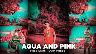 New Lightroom Aqua And Pink Presets | Lightroom Mobile Presets DNG | Lightroom Presets Free Download