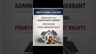 New #ICE policy lets agents come in your home WITHOUT warrant. ‼️#immigration #legal #constitution