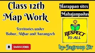 12th Class History Map Work ( A unique way to solve Map work )
