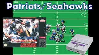 Patriots / Seahawks Sim - Capcom's MVP Football - Super Nintendo (1993)
