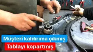 RENAULT FLUENCE TABLAYI KOPARTMIŞ  / DİREKSYONDAKİ EGRİLİK /ARABA DÜZ GİTMİYOR
