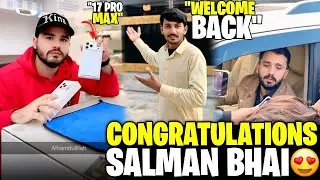 Congrats Salman BHAI new iPhone 17 pro max Welcome back ❤️