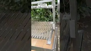 Next-Level BBQ: Height-Adjustable Grates for Perfect Heat Control - custom Santa Maria grill #shorts