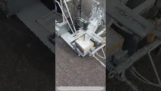 Hot melt road marking construction