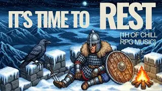 You Found A Safe Place | Knight & Raven Rest (16-Bit Winter RPG Ambience Sleep Music)