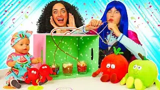 Wer schmeckt&rsquo;s richtig? Saft-Raten mit Baby Born und den Prinzessinnen 👑