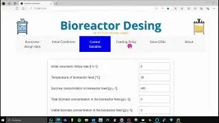 Bioreactor Simulator in Python + Dash