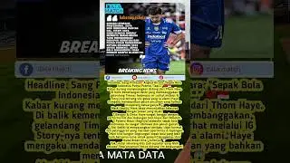thom haye's spirit #indonesianfootballfacts #football #footballnews
