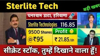 Sterlite Tech share latest news 🔴 Sterlite Tech share today update, market and fundamental analysis