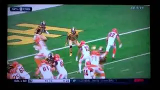 CB #41 (Blake) vs WR #82 (Jones) - Interception